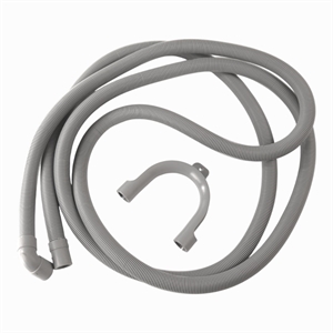 Afløbsslange til vaskemaskine og opvasker - 1,5 m. -